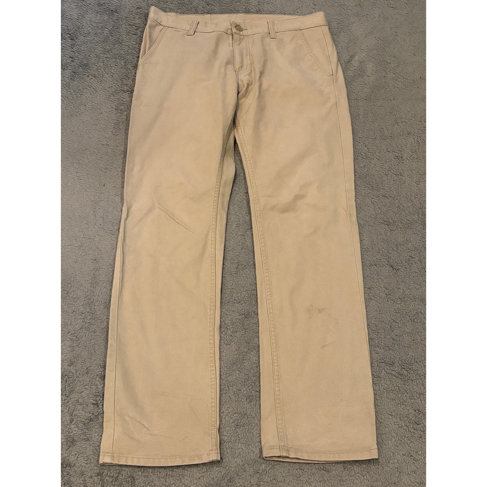 Cheap Monday Mens Slim Chino Sand Beige Cotton Twill Pants 33x32
